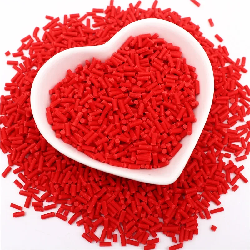 Süßigkeiten-Polymer-Ton-Scheiben, 1 mm, dünn, lang, zylindrisch, heiße Ton-Streusel für Schleim, DIY-Handwerk, winziges Kunststoff-Ton-Zubehör – Detail 23