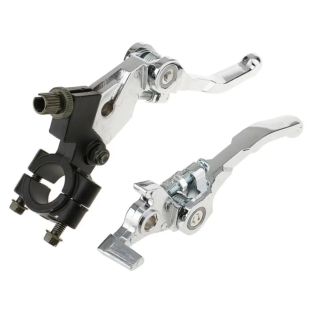 2 pieces adjustable brake clutch levers motorcycle brake clutch levers for
