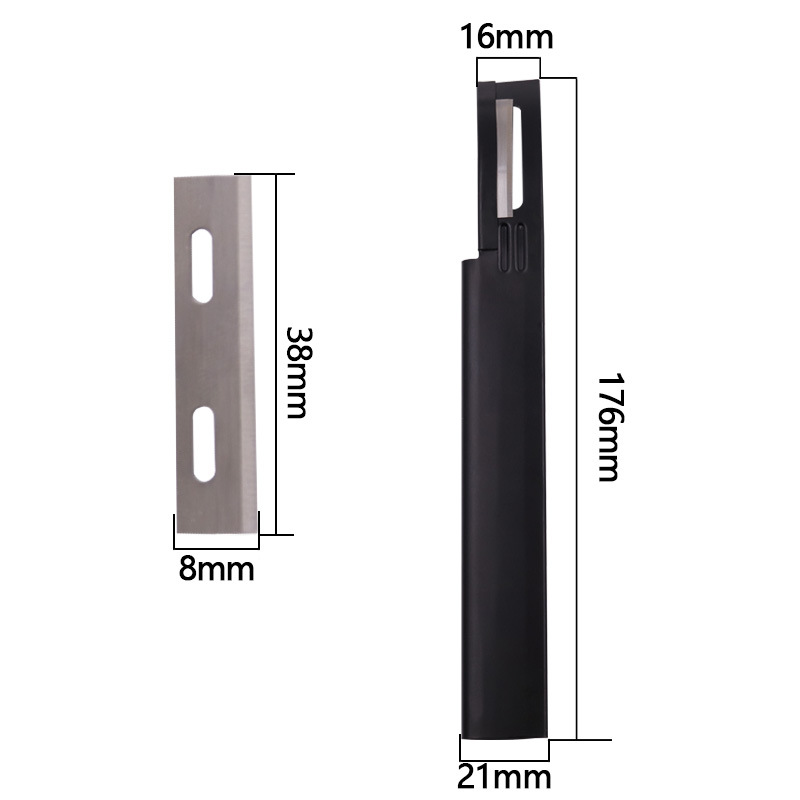 Leder Schälmesser Leder Handwerk Nut Schnitzmesser DIY Nähte Werkzeug Leder Sicherheit Schneidemesser LeatherCraft handgefertigte Werkzeuge – Detail 5