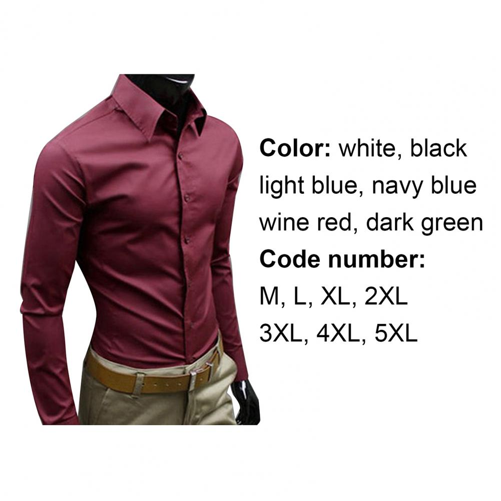 Title 4, Elegant Business Shirt Button-down Closure Cott...