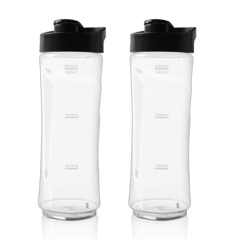 Description Picture 2 of item2 Pack Durable Plastic Juicer Cup Plastic Blender Cup Juicing Machine Part Replacement Cup for Oster BLSTPB BLSTP2 20CC