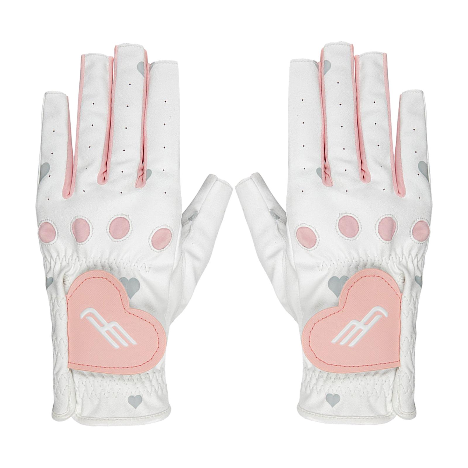 ladies fingerless golf gloves