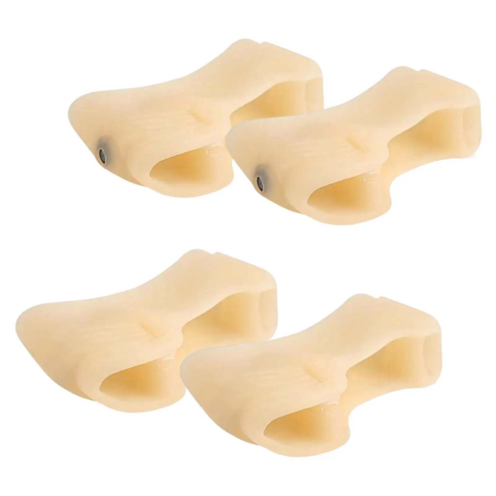 2 Pieces Toe Separator Bunion Corrector for Separating Overlapping Toes Sleeve Tube Unisex Wear Lightweight Comfortabl Universal