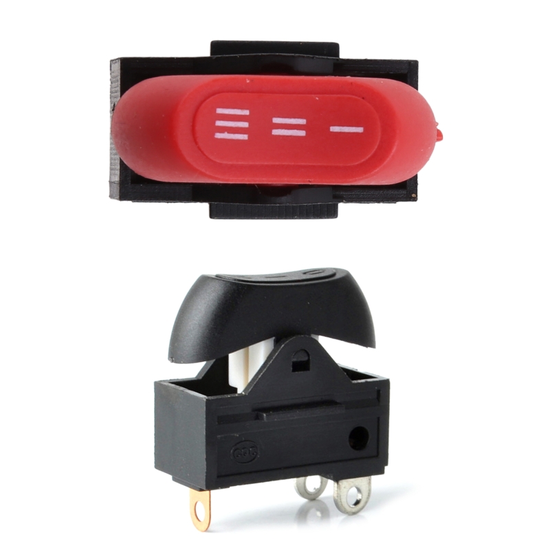 Description Picture 6 of itemBlack Red Wind Speed Control Button   3 Positions 3Pin  for Hair Dryer (Black/Red)