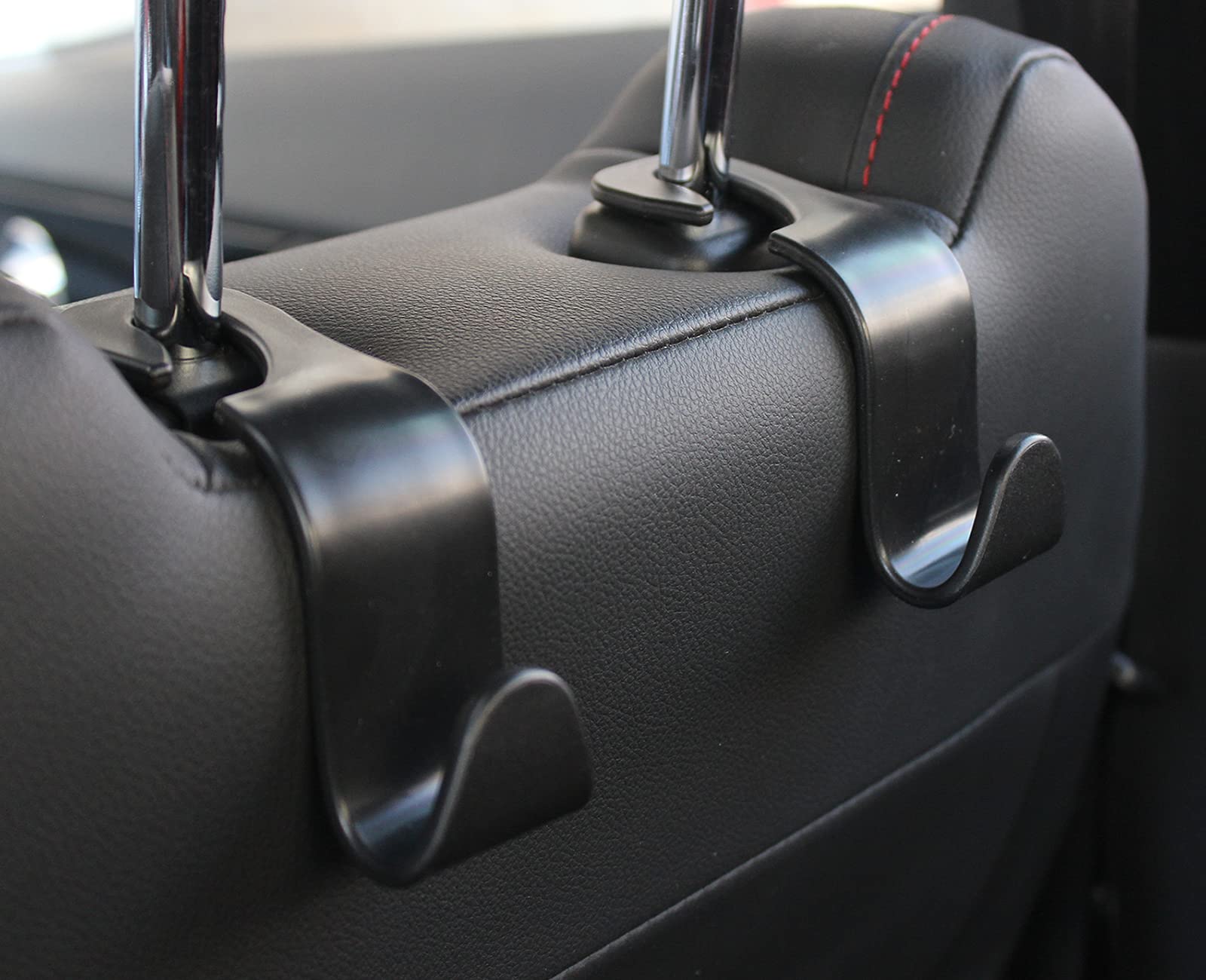 Car Seat Back Hooks Trunk Organizer Vehicle Headrest Hanger Clips Durable Truck Handbag Storage Hanger Car Accessries 1/2/4Pcs