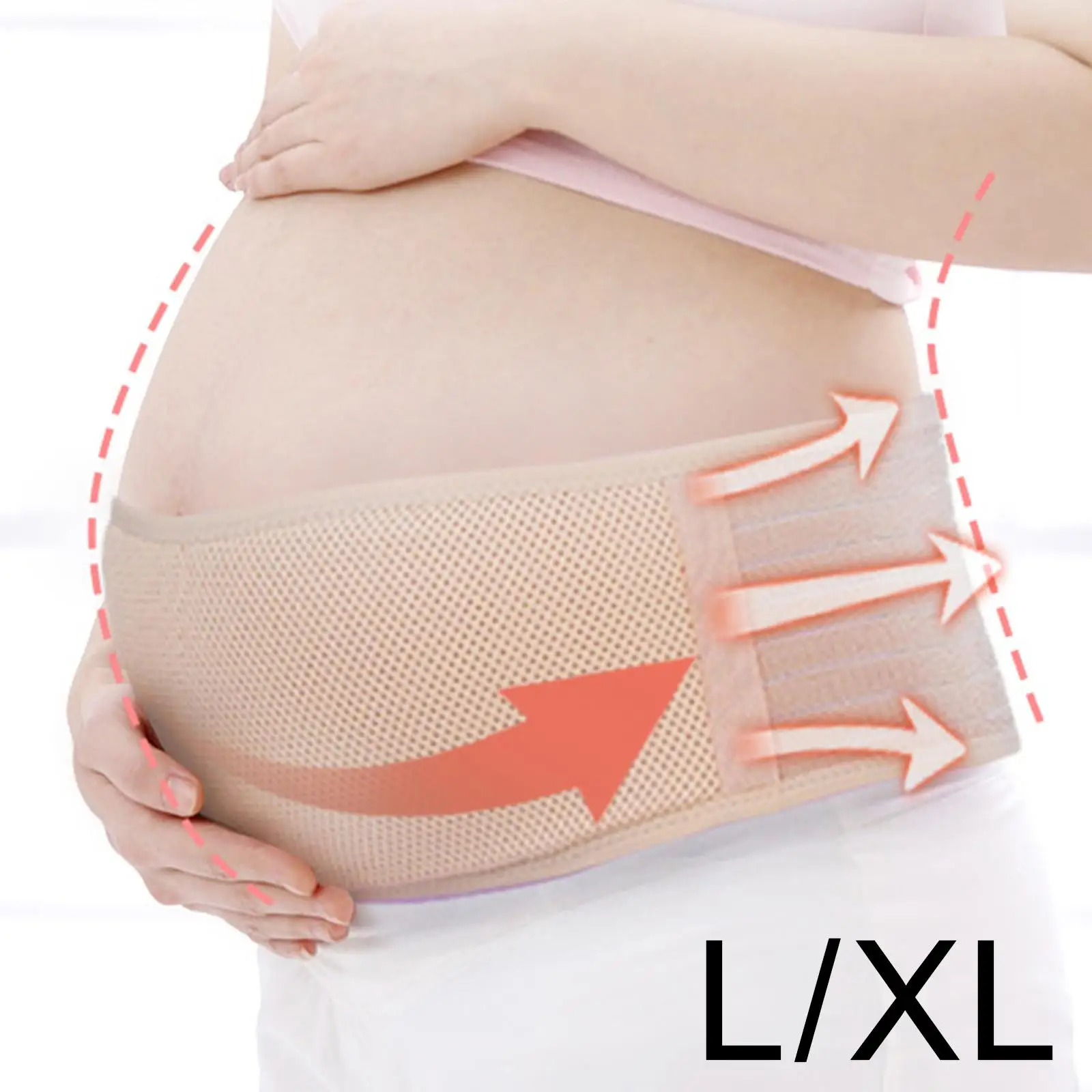 Maternity Belt Soft Breathable Pregnancy Belly Support Belt Pelvis/Waist/Back/Abdominal Support Belt Belly Back Bump Brace Strap