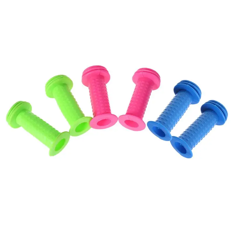 Tricycle Scooter Handlebar Rubber Grips Cover 2 PCS Plastic Anti Slip Children Bike Handle