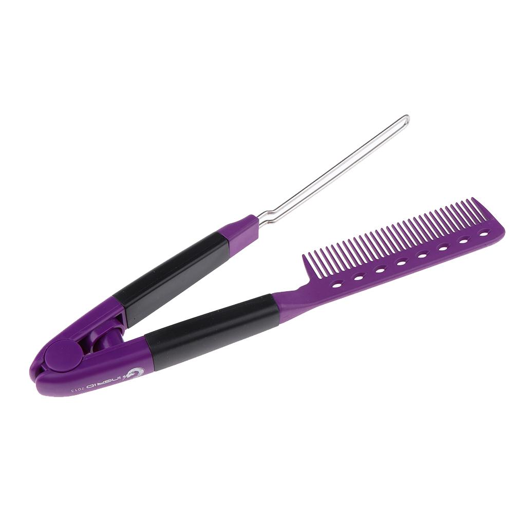 Comb Straightener Antistatic Foldable Pocket Hairdressing Brushes Highlighting Comb Sectioning Combs