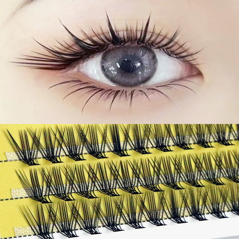 Best of New 20D L Curl Eyelash Cluster 3D Russia Natural Individual Eyelashes 1 Box / 60 Bunches Mink Lashes Extension Makeup Wholesale Reviews & Tips - Image 2