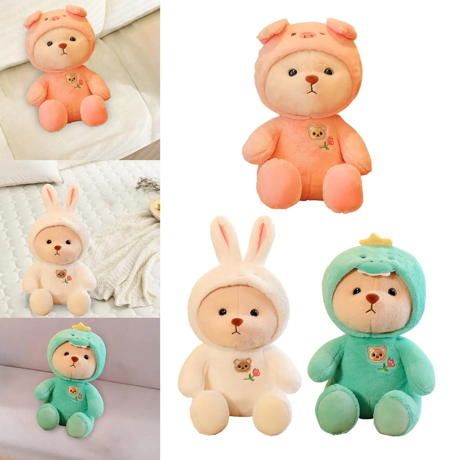 Cute Animal Plush Toys Birthday Gifts Soft Pillow for Adults Boys Girls Kids