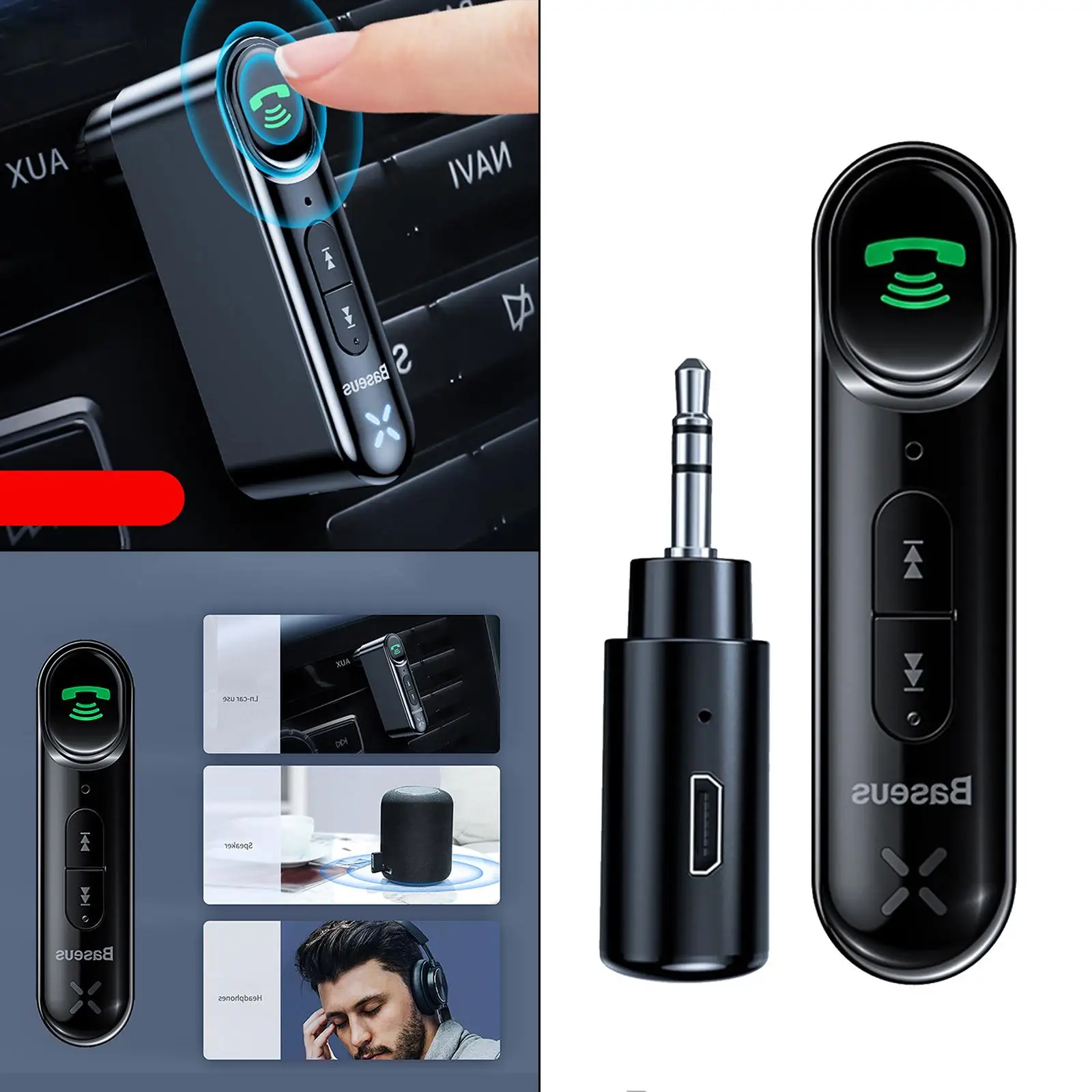 Car  Receiver Adapter  3.5mm  Navigation  Back No Delay Push  Compatibility for TV