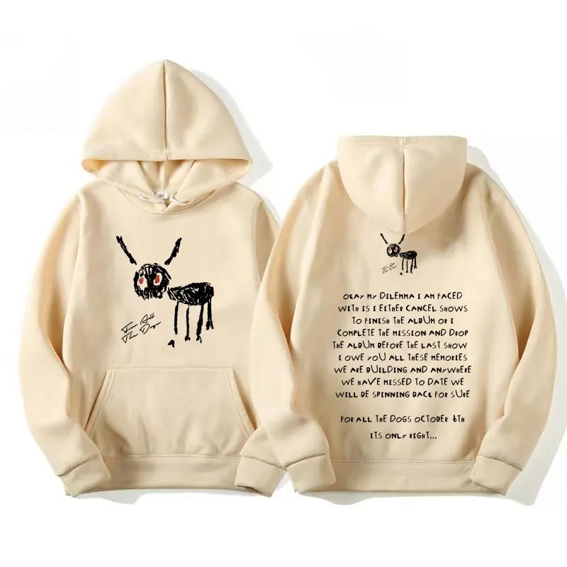 Title 6, Rapper Drake for All The Dogs Letter Hoodie Men...