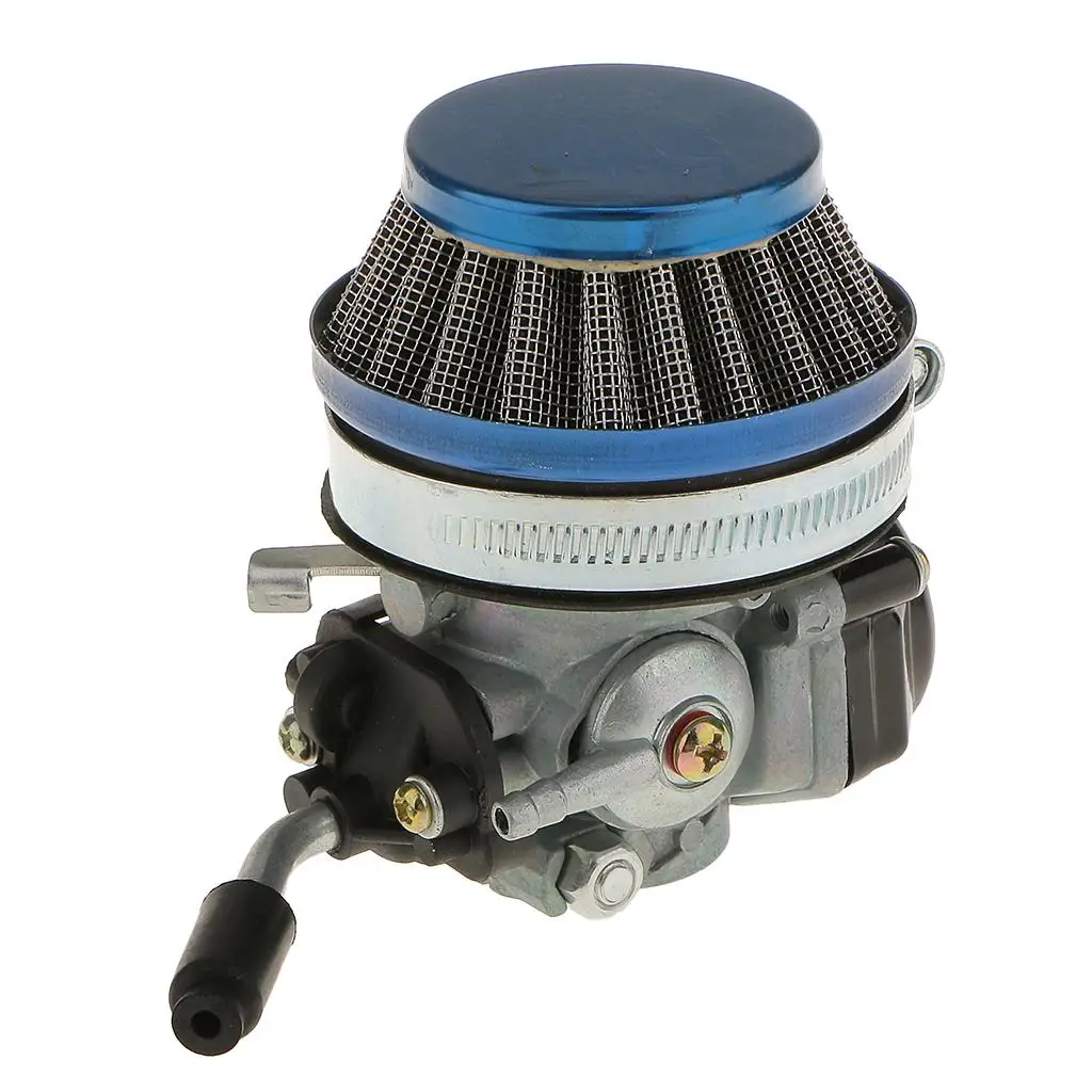 Carburetor Air Filter Kit Replacement for 37/50/80CC Bike Blue