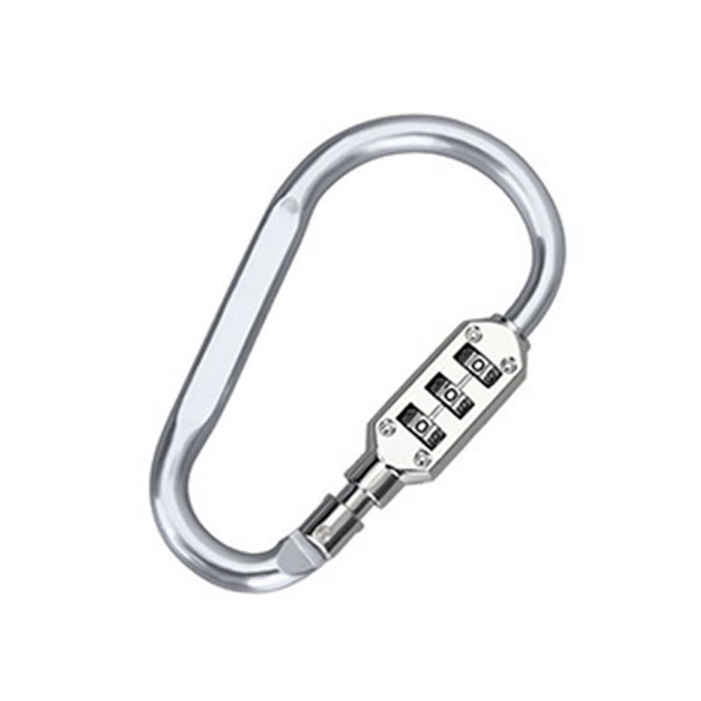 Title 12, Bicycle Anti-theft Lock Carabiner Password Alum...