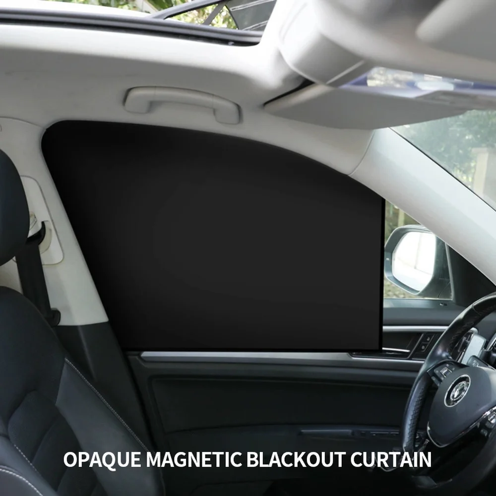 Parasol magnético de protección UV para coche, película protectora para ventana de verano, sombrilla para ventana de coche, visera lateral de malla para ventana de coche