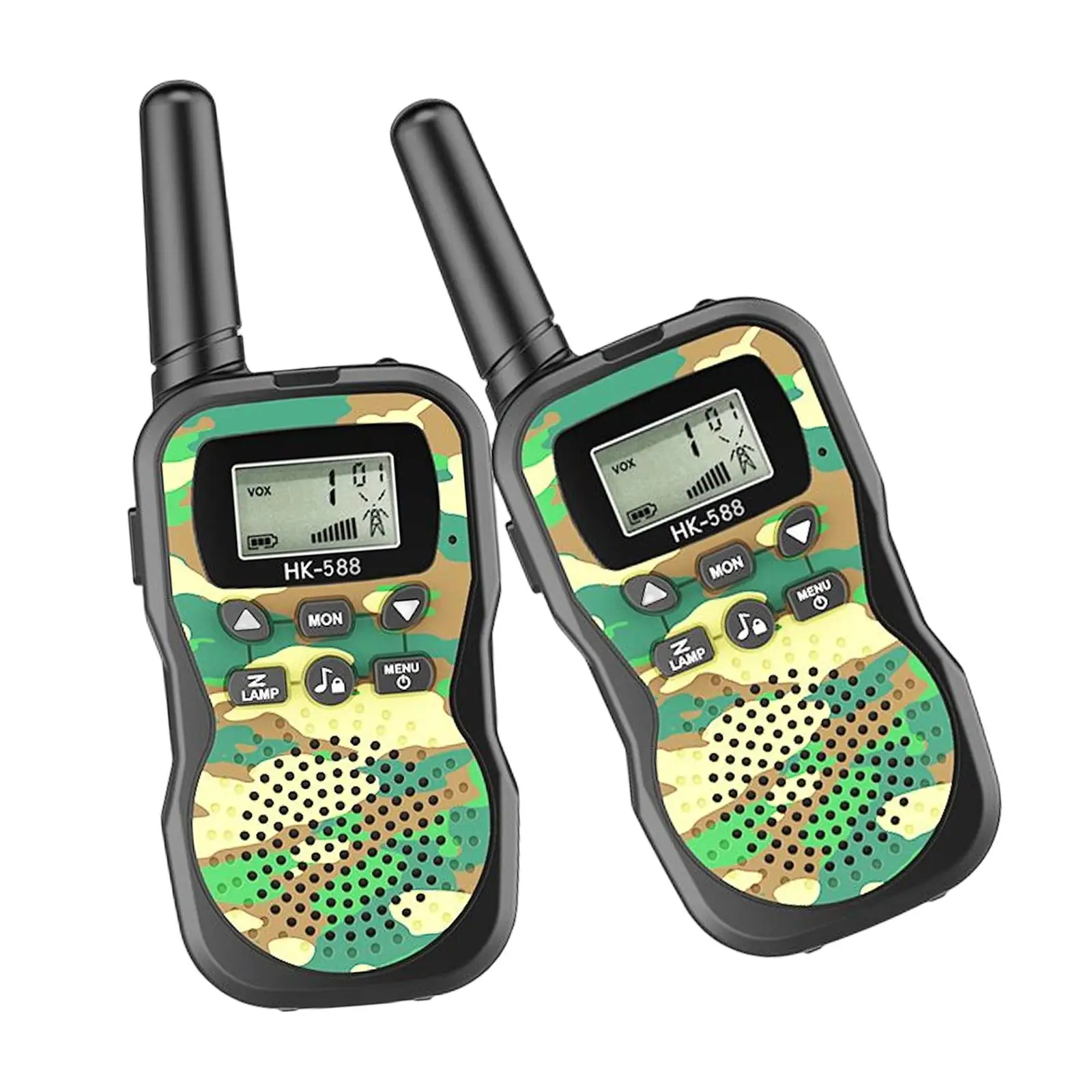 Outdoor Kids Walkie Talkies Toy Two Way Radios for 3-12 Year Old Boys Girls 5.7x3.5inch Interactive Long Range with Backlit LCD