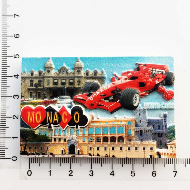Description Picture 6 of itemMonaco Resort and Culture Souvenirs Magnetic Stickers for Refrigerator Creative Home Decor Message Board Magnets Office Decor