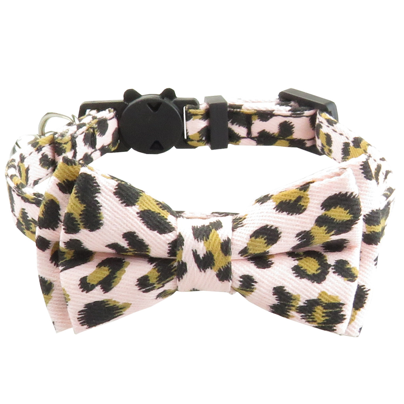 Title 3, Collare per gatti Bowknot con stampa leopardata...