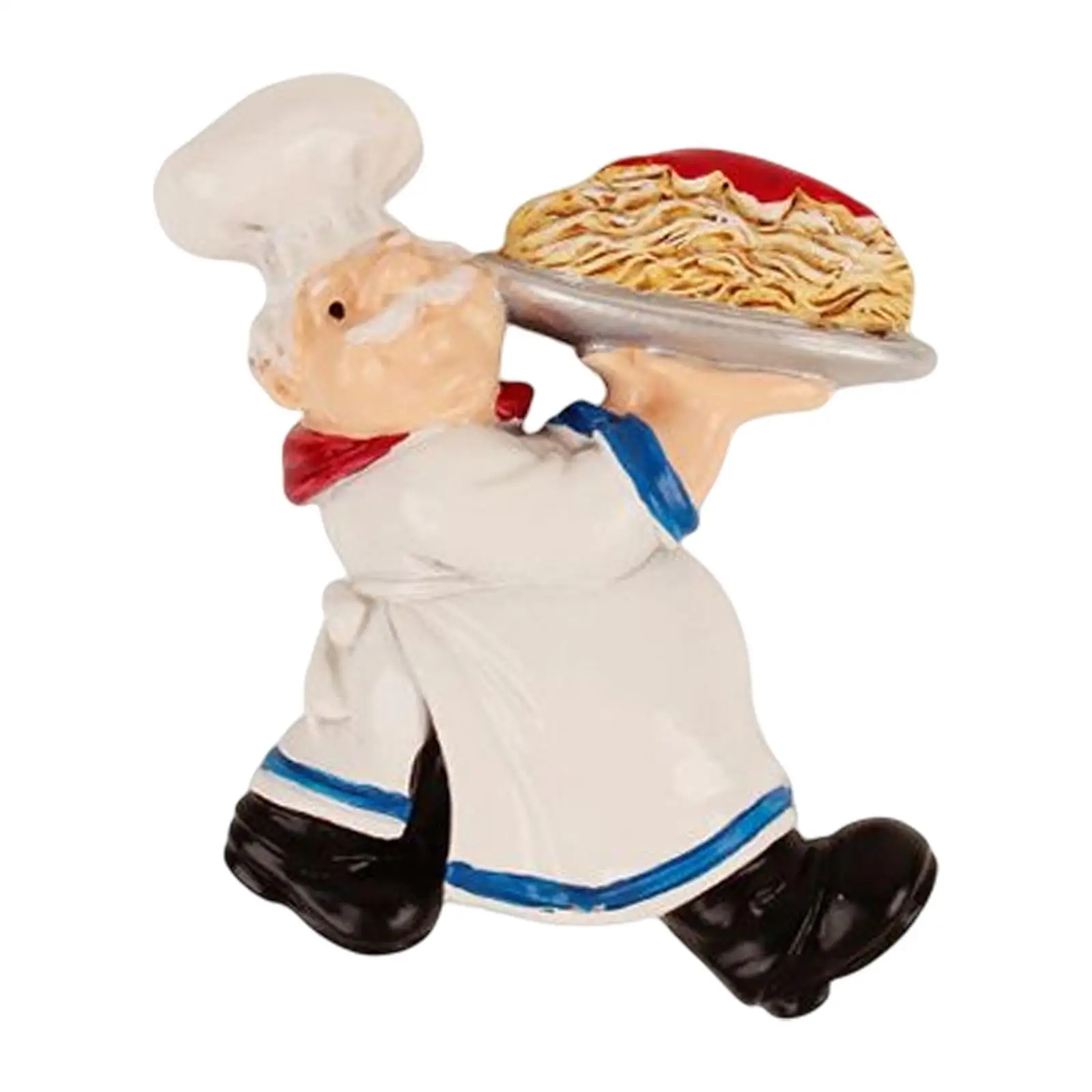 Chef Figurine Statue Fridge Magnet Funny Resin Decoration 3D Refrigerator Magnets Sticker for Home Decor Maps Kitchen