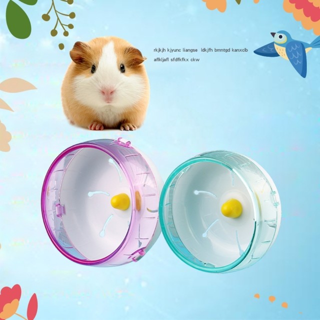 Hamster Running Disc Toy Silent Rotatory Jogging Wheel Pet Sports Wheel Toy