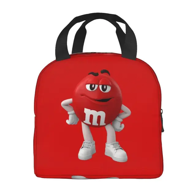 Custom M And MS Candy Character Lunch Bag Women Cooler Thermal Insulated  Lunch Box for Adult Office - AliExpress