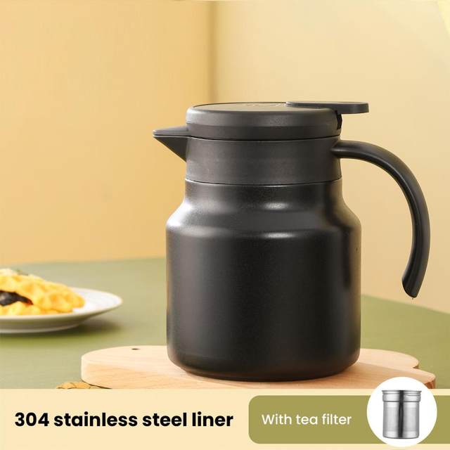 800ml 316 Stainless Steel Teapot Thermal Insulation Pot Teapot With Filter  Old Tea Tangerine Peel Puer Stuffy Tea Coffee Pot - AliExpress