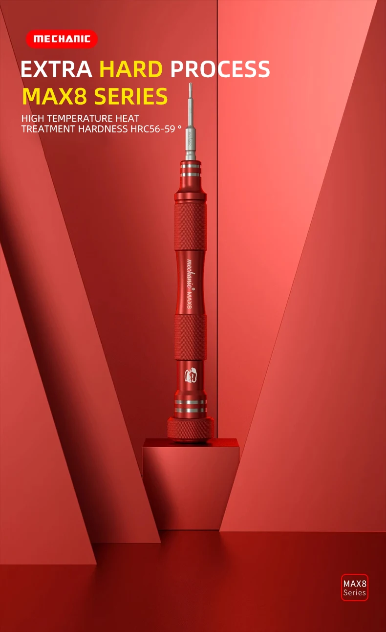 Description Picture 3 of itemMECHANIC MAX8 Ultra Harded Screwdriver Convex Cross Torx T2 Y0.6 Pentalobe Phillips For Phone Opening Repair Disassembly Tool