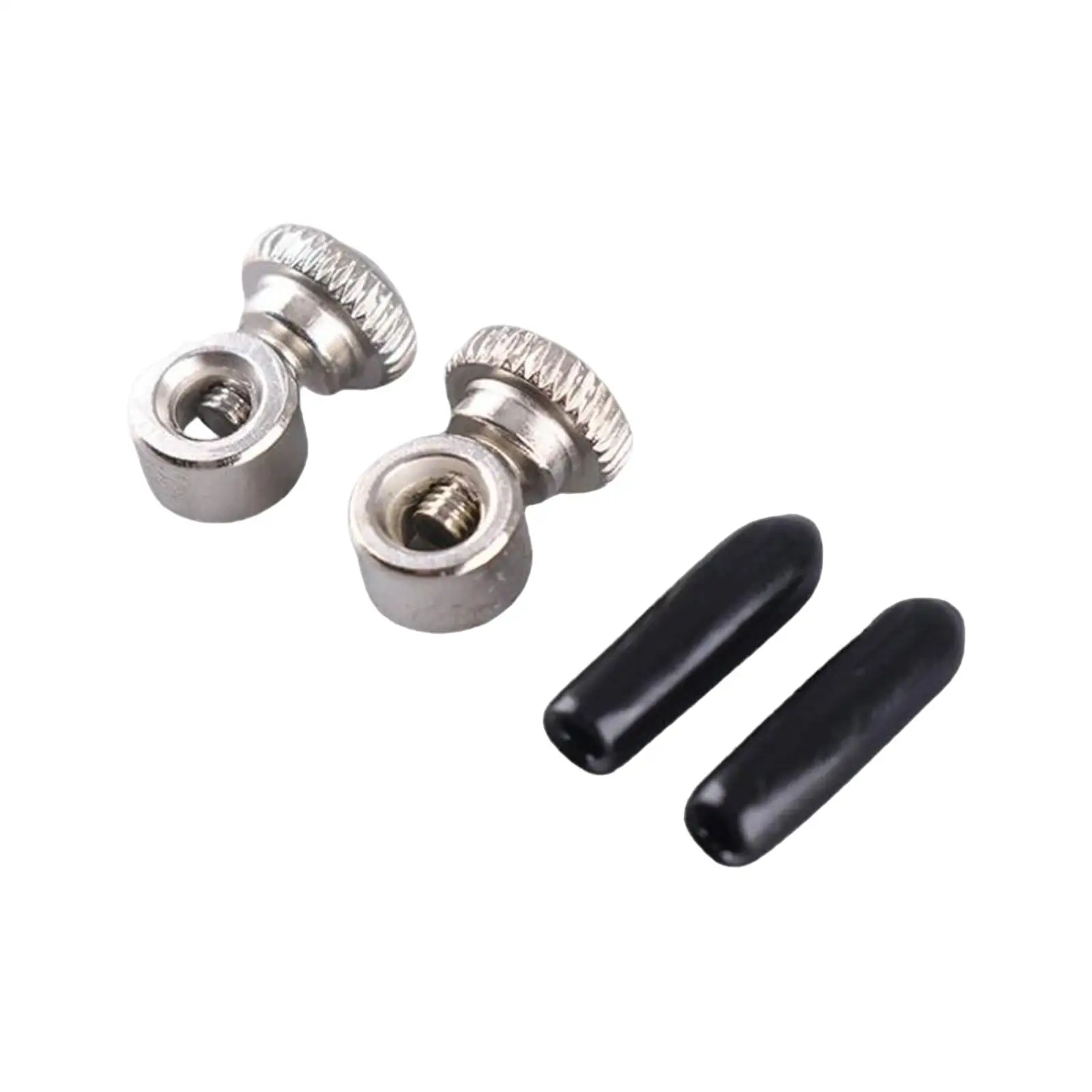 2 Pair Jumping Rope Screws End Caps Set Parts Hardware Adjustable Screws End Covers for Speed Jump Rope Single Skip Rope