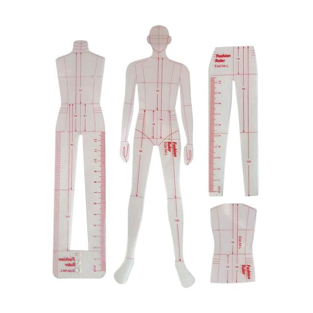 thumbnail image 2 of 8PCS French Curve Template Ruler Set Sewing Tailoring Dressmaking Fashion Tool 2 of 9