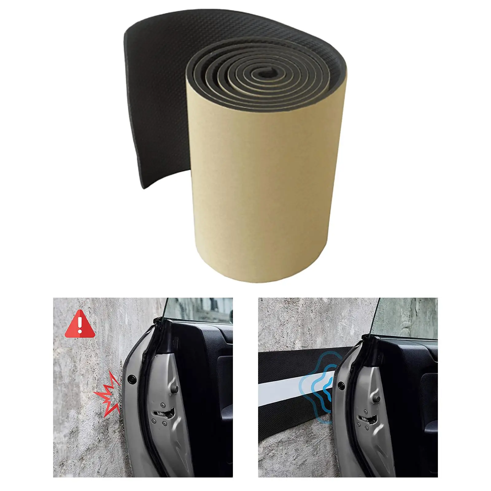 Garage Wall Protector, Black EVA Protect 200Cmx20Cmx0.4cm Abrasion Resistant