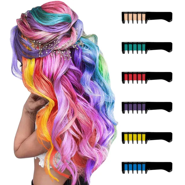 4 Colors Bright Temporary Hair Dye Powder Cake Washable DIY Coloring Cream  Chalk Set for Adult Kids Festival Party Accessories - AliExpress