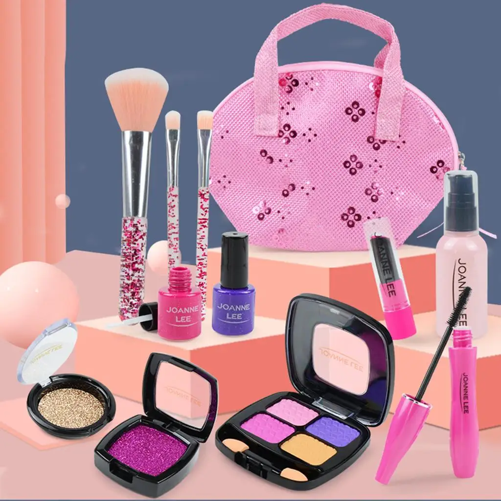 Simulation Plastic Pretend Play Makeup Set Role  Handbag Age 3+