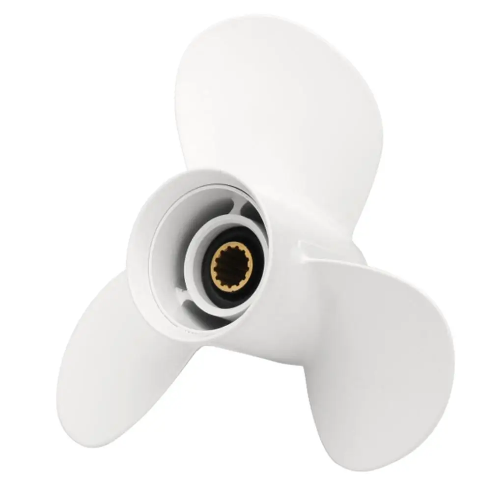 11 1/8inchx13 Boat Propeller 69W-45945-00- Outboard Engine 3HP, Aluminum Alloy