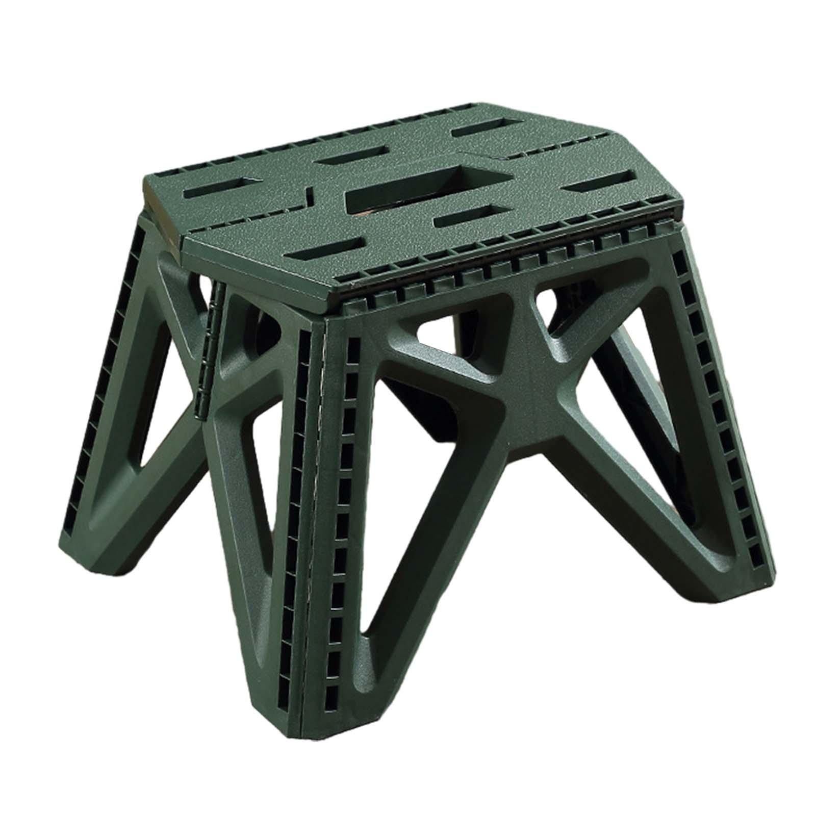 Foldable Camping Stool Collapsible Stool Lightweight Furniture Outside Foldable Stool Chair for Picnic BBQ Backyard Patio Yard