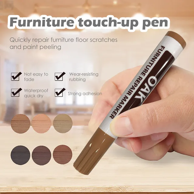 THAR - Set de stylos pour meubles XL - Marqueurs de réparation pour meubles  en bois/