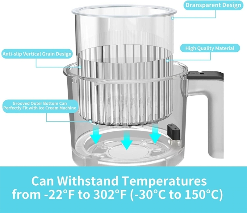 Description Picture 6 of itemIce Cream Pints Cups for NC500 NC501 Ninja- Creami Series Ice Cream Maker Drop shipping