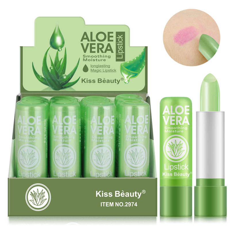 Best of Aloe Vera Lipstick Color Changing Lip Balm Lasting Moisturizing Moisturizing Waterproof Temperature Change Lip Balm Reviews & Tips