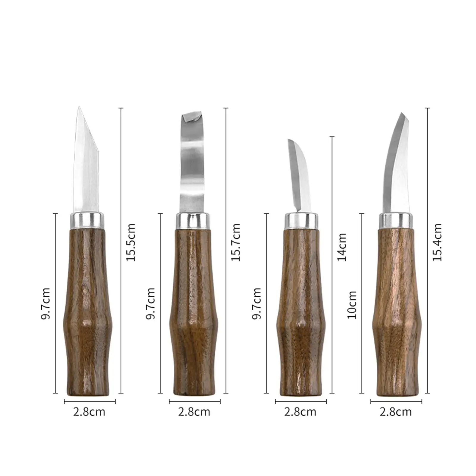 7 Pieces Professional Wood Carving Knife Kit Woodworking Cutter Whittling