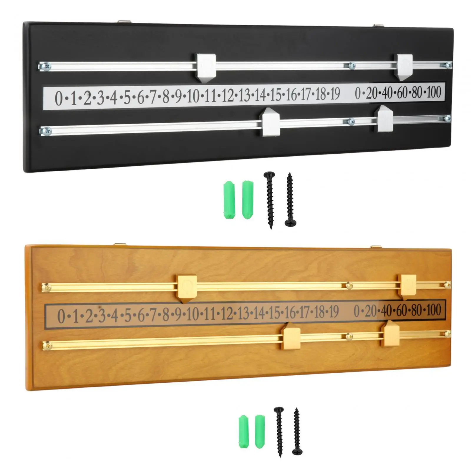 Wooden Billiard Score Board Accessories Referee Gear Scoring Device Foosball Counters Shuffleboard Wall Mounted Scoreboard