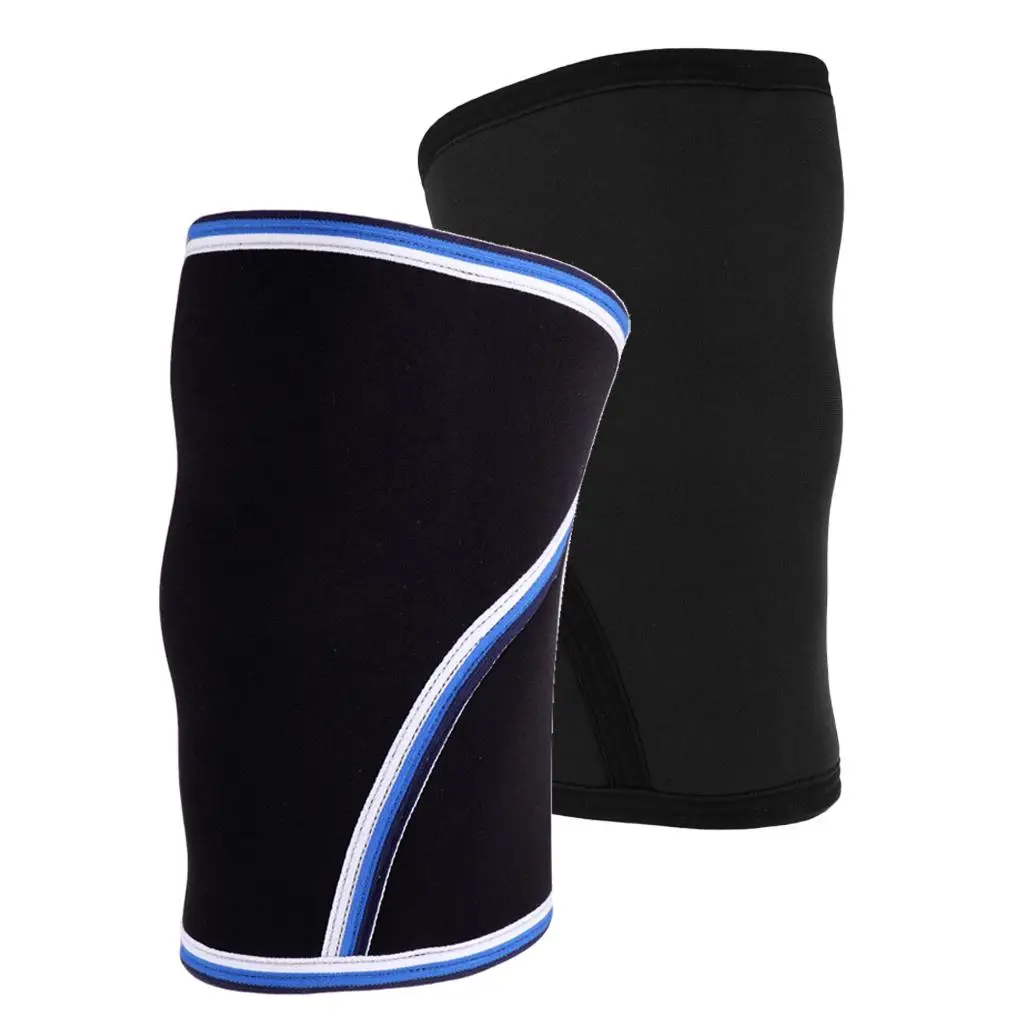  Knee Sleeves Neoprene 7mm for unisex adult for Squats Gym Workout Powerlifting Weightlifting