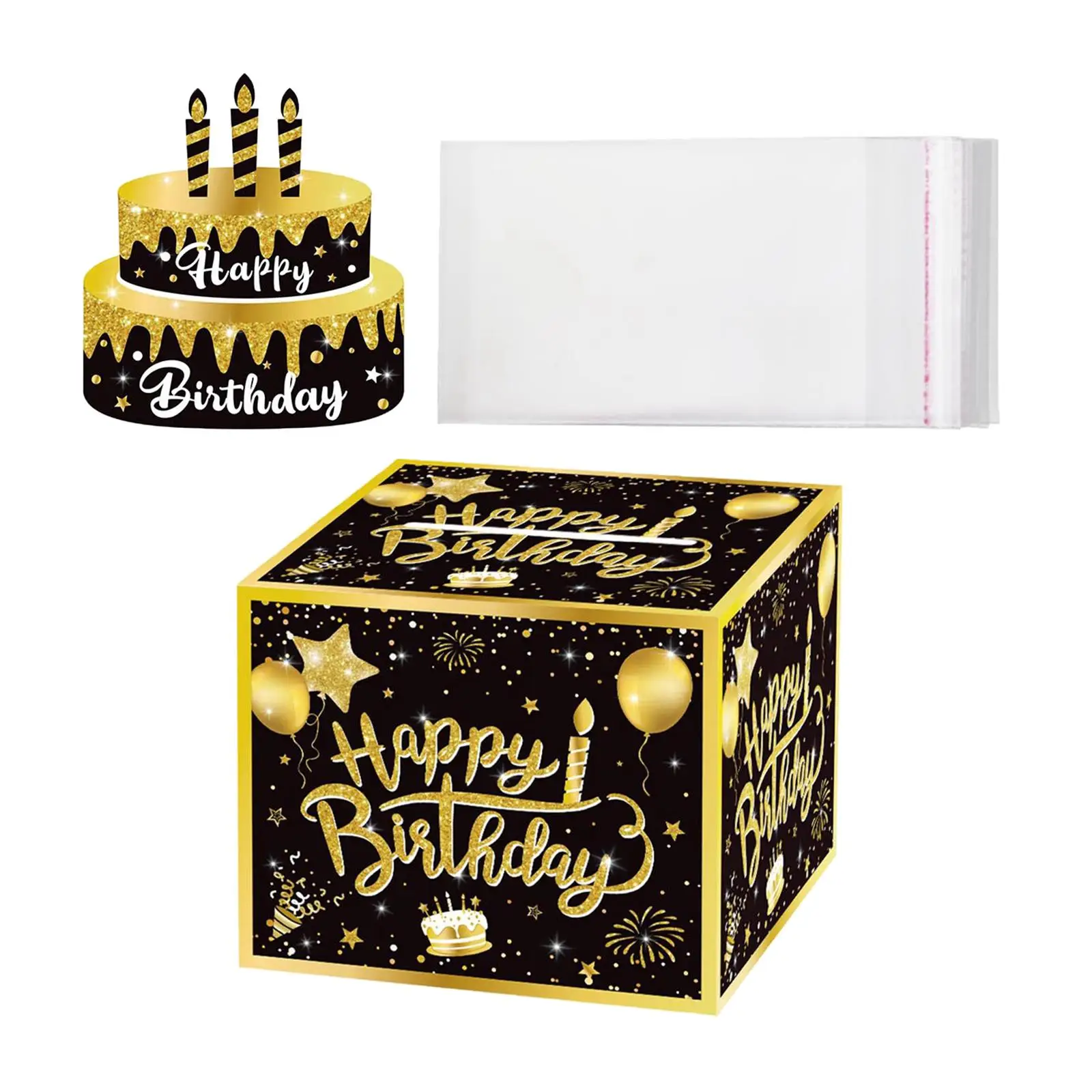 Birthday Money Drawer Fun Party Supplies Novelty DIY Set Birthday Money Box for Cash Gift Pull for Boys Women Family Wife Girls