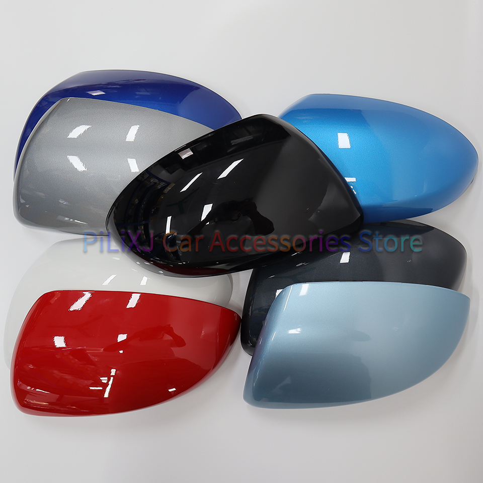 Auto Rearview Mirror Cover Cap For Mazda 2 Demio 2007 2008 2009 2010 2011 2012 2013 Wing Side Mirror Shell Housing Case Painted
