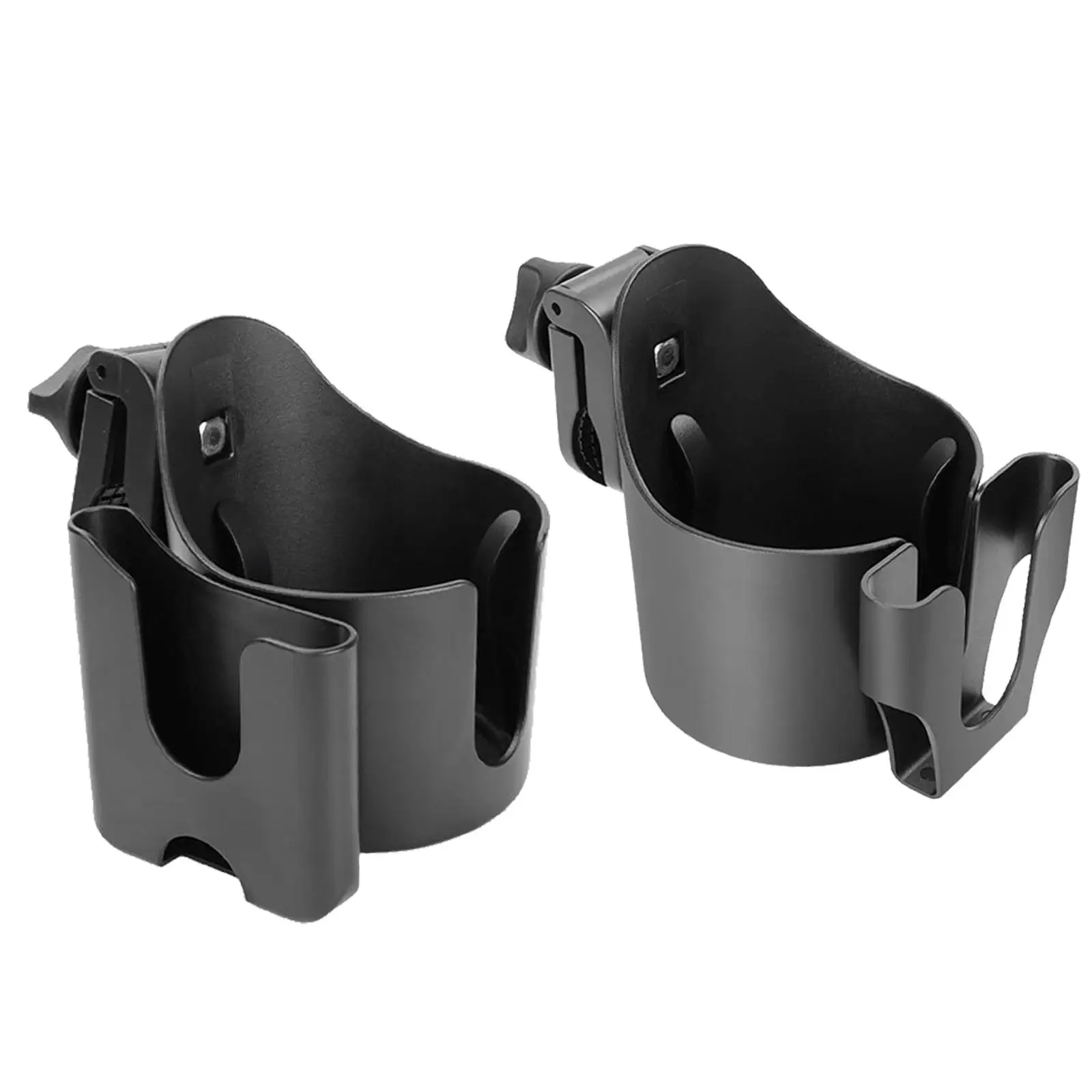 Universal Pram Cup Holder Phone Accessories, with Adjustable Clip Organizer Non Slip for Pushchair Drink Car