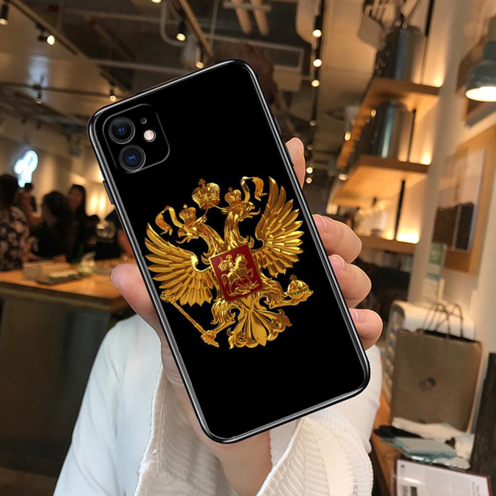 Российский герб России, чехлы для телефонов iphone 14 13 Pro Max, Чехол 12  11 Pro Max 8 PLUS 7PLUS 6S XR X XS 6 mini se, мобильный телефон | AliExpress