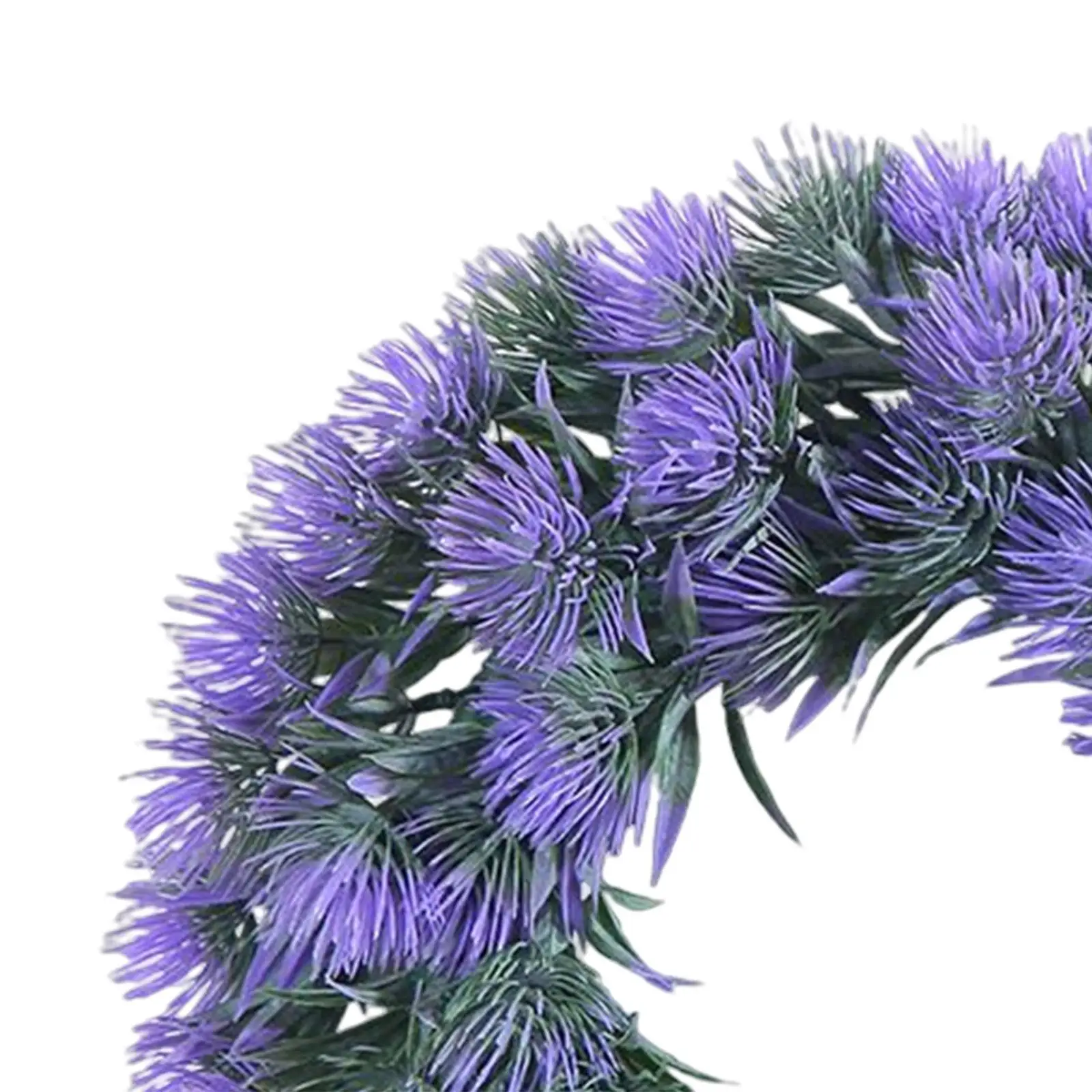 Lavender Wreath for Front Door Summer Wreath 38cm Spring Wreath Floral Wreath Greenery Garland for Home Party Wall Wedding Decor