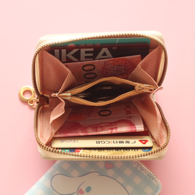 Heißer Verkauf Doraemon Kurze Tasche Anime Druck Nette Brieftasche Cartoon Karte Halter Mini Zipper Geldbörse Kawaii Geldbörsen Schlüsselanhänger Fall – Detail 7