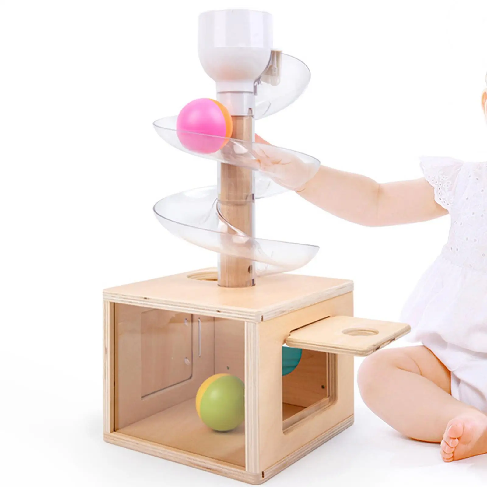 Funny Montessori Track Ball Toys Preschool Educational Toy for Kids