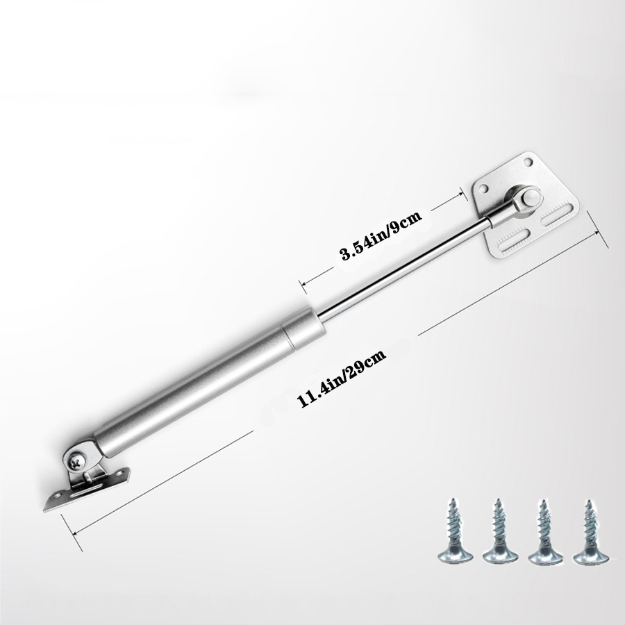 Description Picture 3 of item2pcs 100N/22lb Gas Shock Strut, Gas Spring Shock Lift, 11.4 Inch Gas Spring Shock With L-Type Mounts For Cabinets Window Toy Box