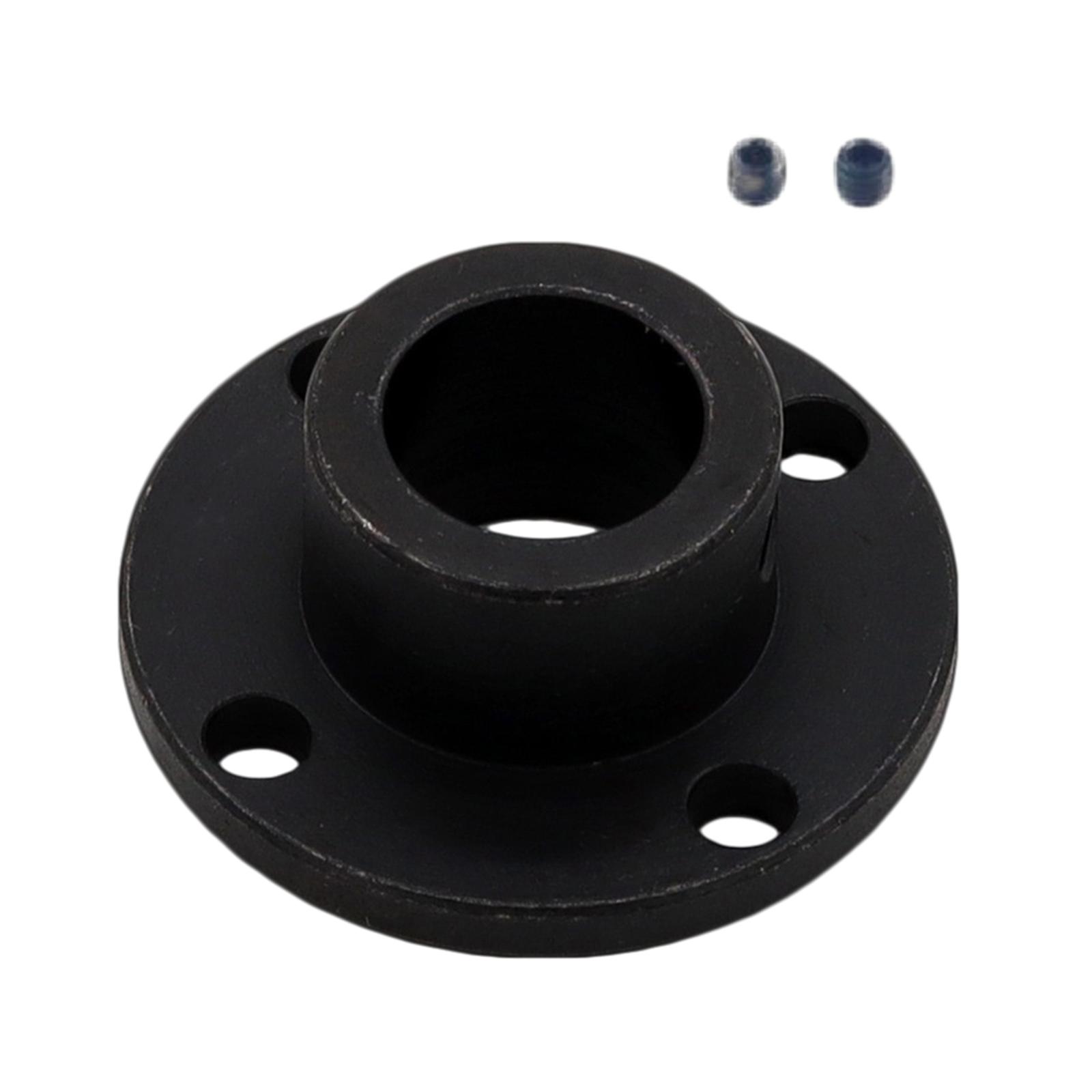 Description Picture 6 of itemFlange Shaft Coupling Flange Coupling Connector Guide Shaft Coupler with Fastening Screw Replacement Accessories DIY Parts