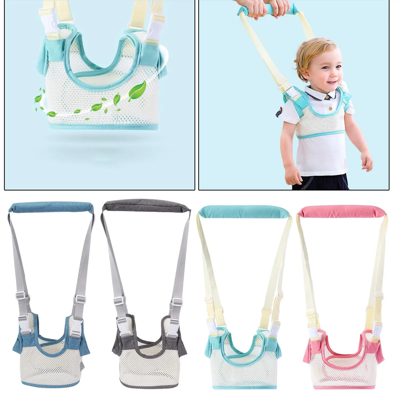 Cute Baby Toddler Walk Toddler Safety Harness Assistant Walk Learning Walking Baby Walk Assistant Belt